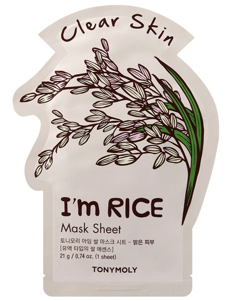 Корейская тканевая маска для лица Tony Moly I'm Rice - фото 1 - id-p1046658914