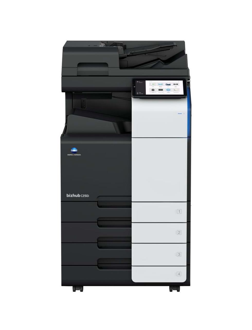 Акційний комплект Konica Minolta bizhub C250i + набір тонерів + шнур + кабель +тумба-підставка + автоподатчик