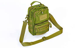 Сумка тактична багатоцільова через плече SILVER KNIGHT 9060 оливкова