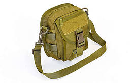 Сумка тактична багатоцільова через плече SILVER KNIGHT 9058 оливкова