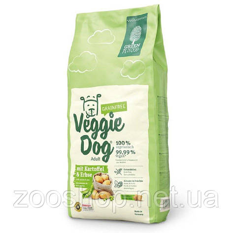 Green Petfood Veggie Dog Grainfree сухий беззерновой корм для дорослих собак 10 кг, фото 2