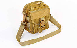 Сумка тактична багатоцільова через плече SILVER KNIGHT 9058 хакі