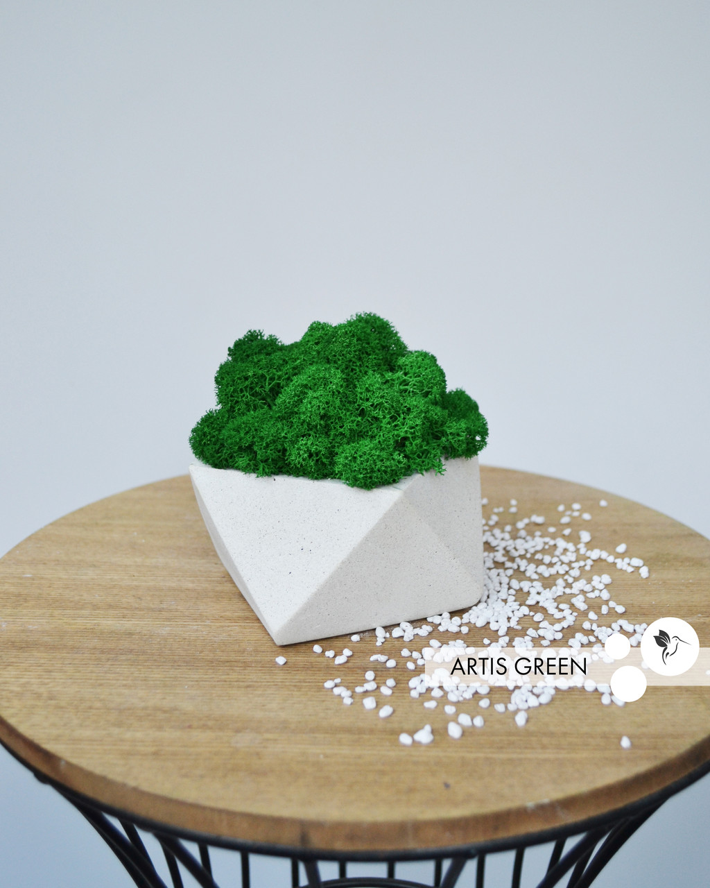 Кашпо з цим скандинавським мохом Fresh Green, S117|4, фото 1
