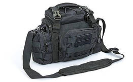 Сумка тактична багатоцільова через плече SILVER KNIGHT TY-09 чорна