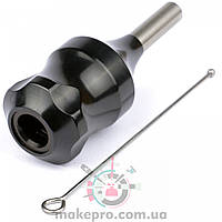 Модульний тримач чорний 30 мм з штовхачем