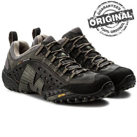 Чоловічі оригінальні кросівки з нубука стильні молоді класичні "Merrell Intercept чорного кольору, фото 1