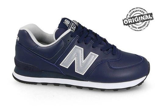 Кросівки чоловічі new balance 574LPN (синій) оригінал, фото 1