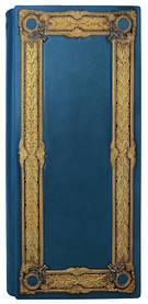 Візитниця шкіряна "Георгійська" (11,5 х 25 см), 4 візитки на 1 сторінці (вшивні файли)