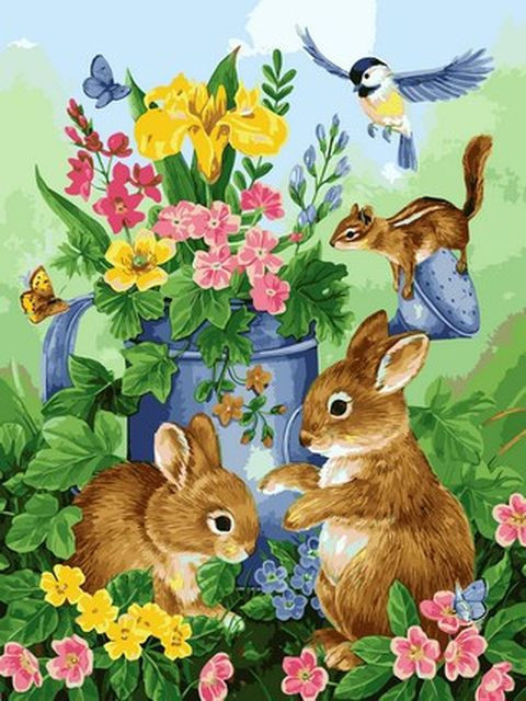 Картина за номерами 40х50 см. Babylon Дотик весни Художитель Джейн Мадай (VP 626), фото 1