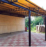 Навіс для автомобіля будівництво, фото 3