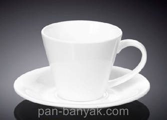 Чашка чайна з блюдцем Wilmax 180 мл порцеляна (993004 WL)