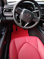 Наши коврики EVA в салоне Toyota Camry V70 '18- 3