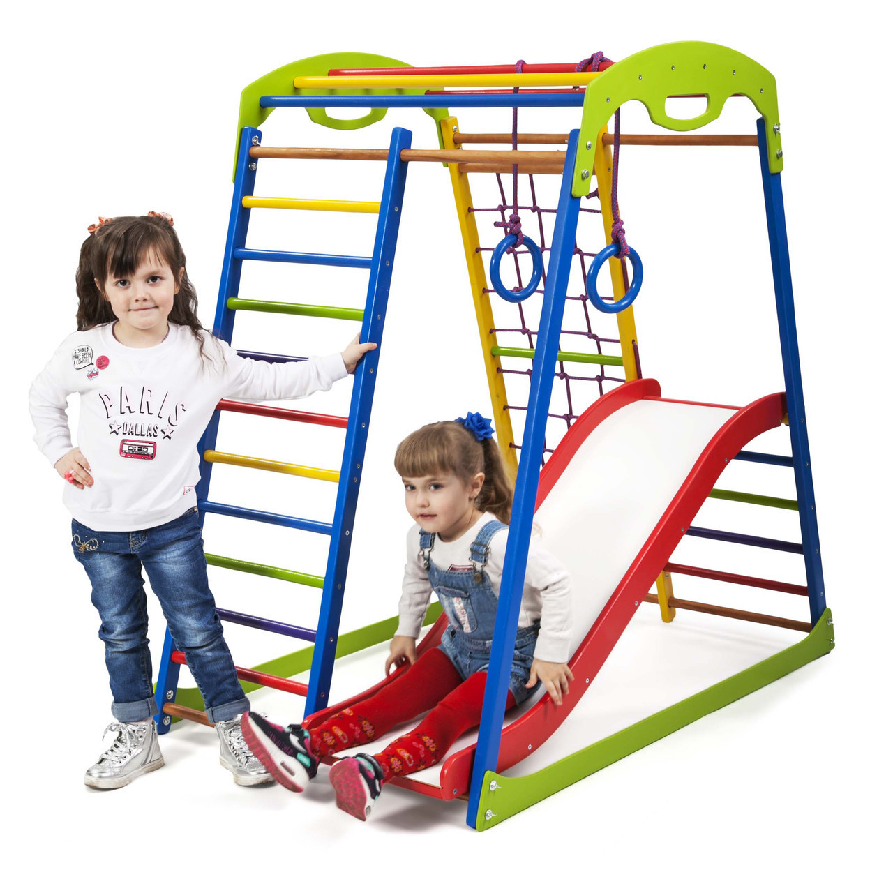 Дитячий спортивний комплекс для дому SportWood Plus 1 SportBaby, фото 1