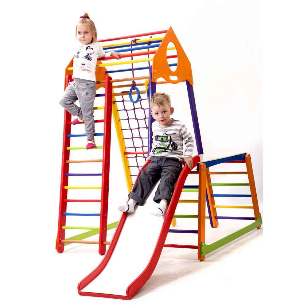 Дитячий спортивний комплекс BambinoWood Color Plus 1-1 SportBaby
