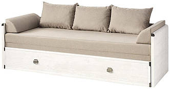 Ліжко розсувна Індіана JLOZ_80/160 (з матрацом і подушками) сосна каньйон