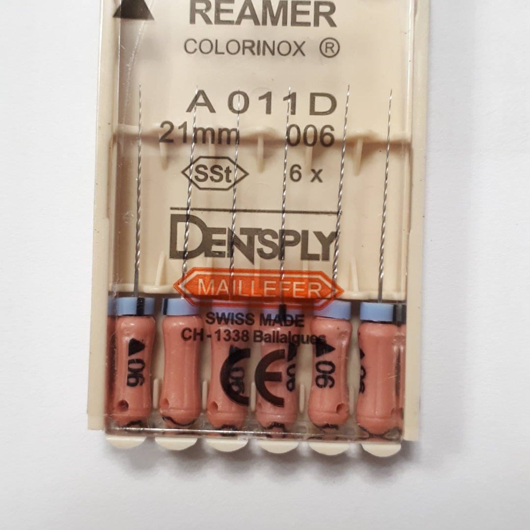 K-Reamers 21 мм, уп.6 шт., No006, Dentsply Maillefer
