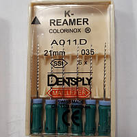 K-Reamers 21мм, уп.6шт, №035, Dentsply Maillefer