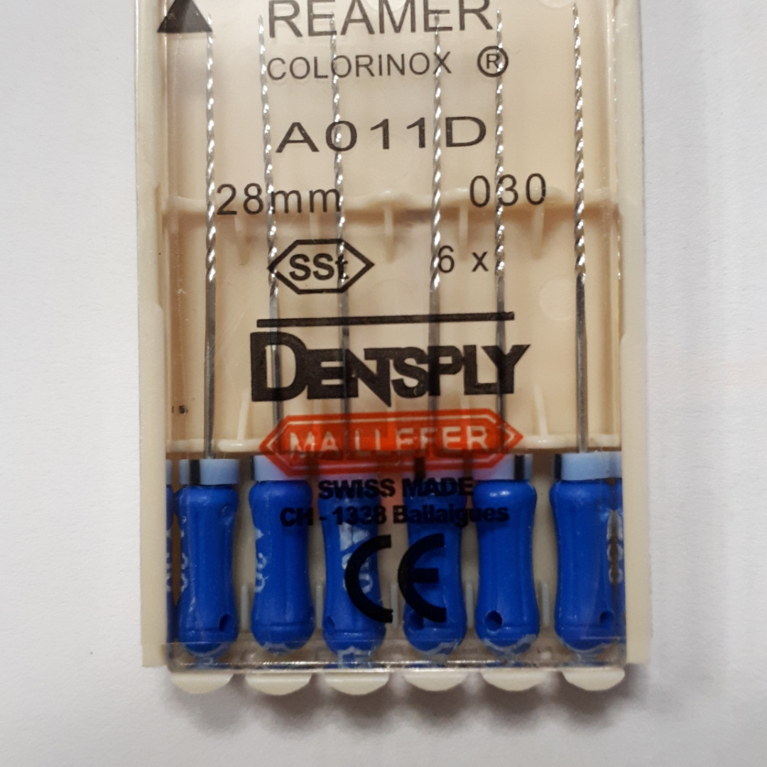 K-Reamers 28 мм, уп.6 шт., No030, Dentsply Maillefer
