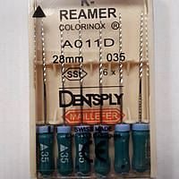 K-Reamers 28мм, уп.6шт, №035, Dentsply Maillefer