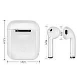 Навушники Bluetooth TWS i12 з кейсом 5557, фото 5