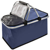 Термокорзина MH-3078 21х24х44 см, темно-синя