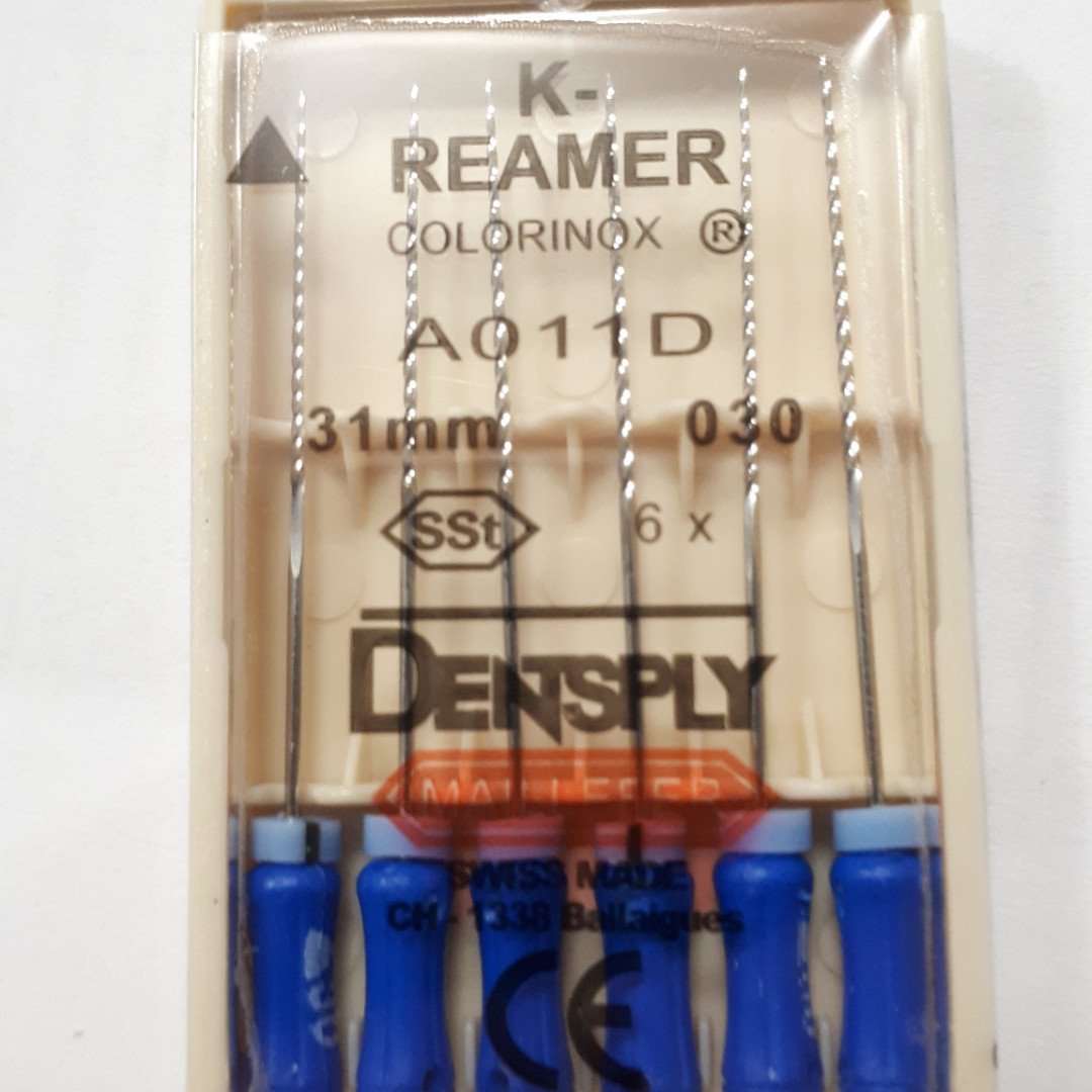 K-Reamers 31 мм, уп.6 шт., No030, Dentsply Maillefer