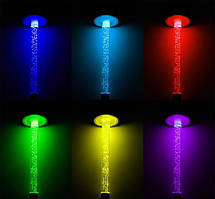 Декоративний Садовий світильник на сонячній батареї CAB117 (cab75) RGB Solar