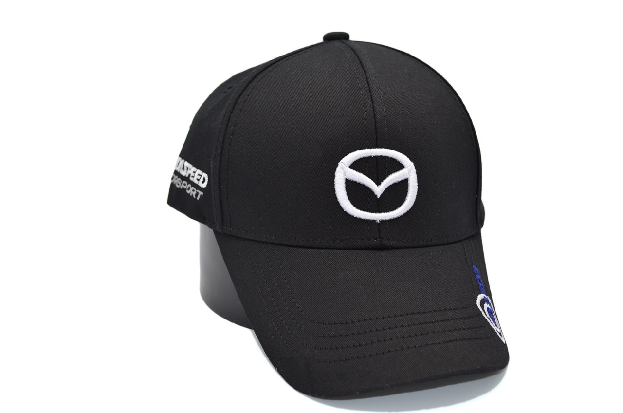 Кепка Fang з автомобільним логотипом Mazda 56-58 см чорна (F 0919-489)