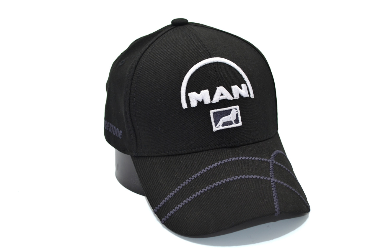 Кепка Fang з автомобільним логотипом MAN 56-58 см чорна (F 0919-488)