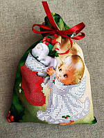 ШМР-002 Пошитий Маленький подарунковий мішечок для цукерок (Княгиня Ольга)