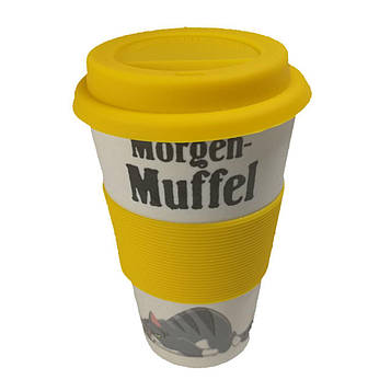Кавова кружка to Go Becher 350ml Bambus Muffel