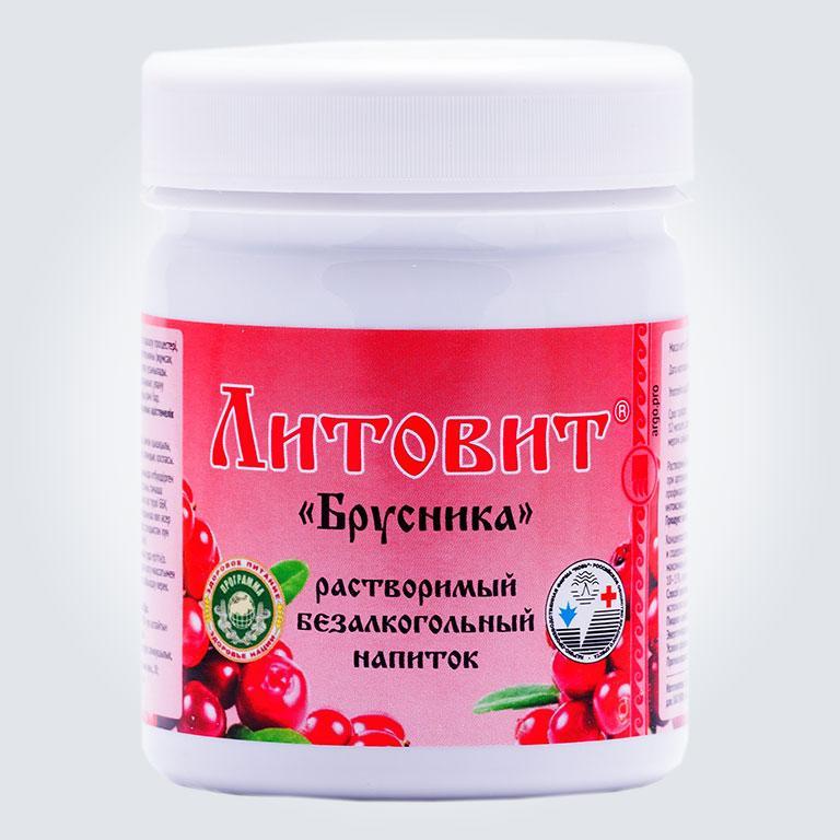 Литовит напиток Брусника Арго (гипертония, подагра, выводит соли ...