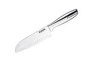 Нож японский Vinzer длина 17,5 см, Кухонный японский нож, Поварской нож длиной 17.5 см, Японский нож Сантоку