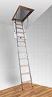 Чердачная лестница Altavilla Termo Metal 4S Pino 90x80 h270см