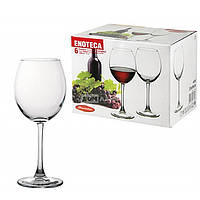 Набор бокалов для вина Pasabahce Enoteca красного 6 штук 550мл d6,5 см h22 см стекло (44228/6)