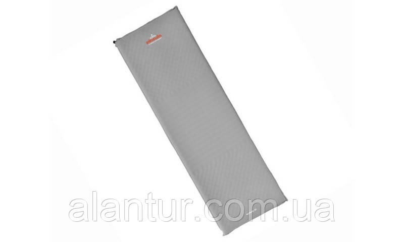 Коврик Pinguin Nomad NX 75 Grey - самонадувний туристичний коврик, 198x63 см, водовідштовхувальний, легкий 1.80 кг., фото 1