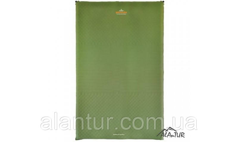 Килимок туристичний Pinguin Nomad 50 Double, 5 см, водонепроникний, зелений, фото 1