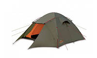 Палатка Pinguin Taifun 3 Green для 3 осіб, двошарова, з захистом від дощу та вітру