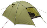 Компактна двомісна палатка Pinguin Tornado 2 з двома входами, хакі, для кемпінгу та туризму