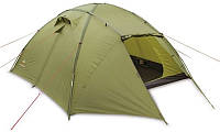 Палатка Pinguin Tornado 3 Green для 3 осіб з протимоскітною сіткою та двома входами