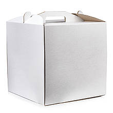 Коробка для торта з мікрогофри, розмір 450*450*450мм.