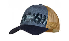 Кепка Buff TRUCKER CAP tzom stone blue, унісекс, з сітчастою вентиляцією для активного відпочинку