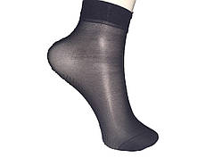 Шкарпетки жіночі капрон чорні з гальмами