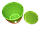 Квітковий Вазон "Матильда" з підставкою V=3,3 л (d=18см h=16,5 см) салатневый "Омела", фото 2