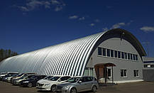 Безкаркасні ангари, арочні металеві ангари, фото 2