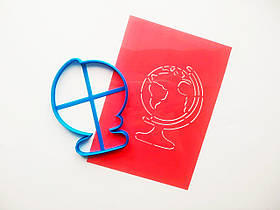 3D формочки-вирубки для пряників "Глобус " 2"