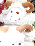 Подушка-іграшка Баранчик маленький 38 см., фото 5