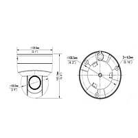 2 Мп IP-відеокамера Speed Dome Uniview IPC6412LR-X5P, фото 4