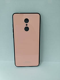 Чохол силікон Glass Xiaomi Redmi 5 Pink