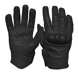 Рукавиці чоловічі армійські стрільці із захистом шкіра TACTICAL GLOVES LEDER Mil-tec Німеччина розмір XL